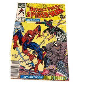 Marvel Comics Spider-Man The Deadly Foes Issue #1 Comic Book 1991 Part 1 of 4